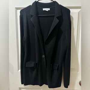 Liz Claiborne Black Blazer Cardigan